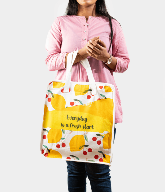 Lemon Pop Shopping Bag