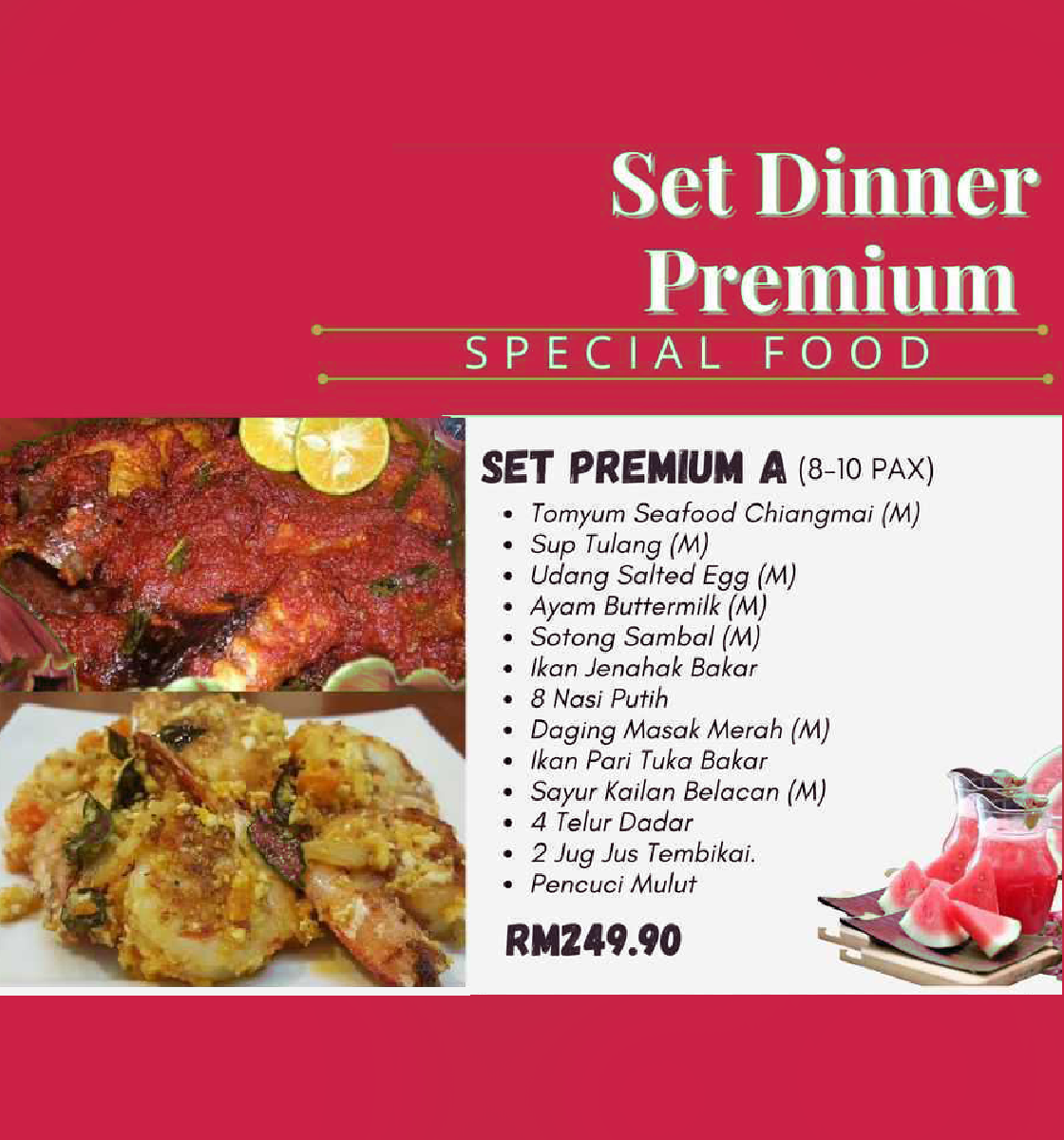 SET SMALL FAMILY (4 PAX)